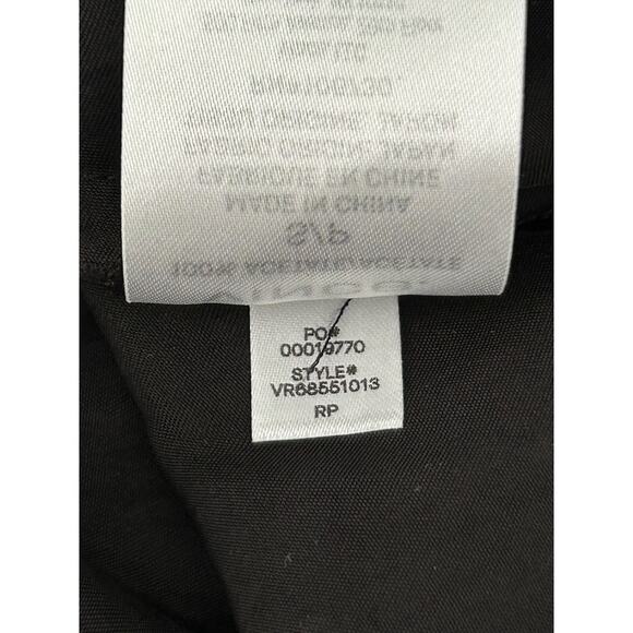 Vince Satin Slip Dress Womens Size Small Black Sleeveless Midi Lingerie Negligee - Picture 8 of 11